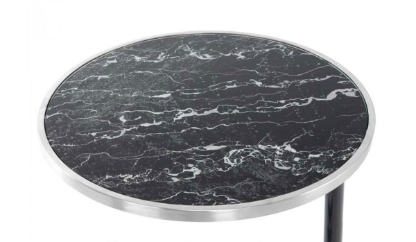 Кофейный cтол Arhome Otto SM210 Silver / Black Кофейный cтол Arhome Otto SM210 Silver / Black-1