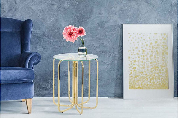 Кавовий стіл Arhome Dirk SM110 Gold-2