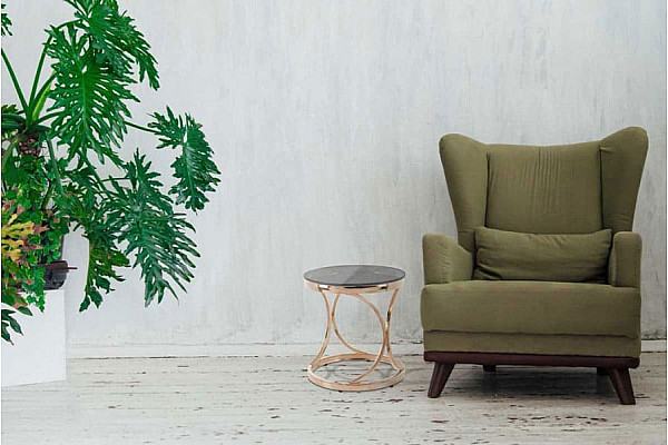 Кавовий стіл Arhome Keno SM125 Grey / Pinkgold-2