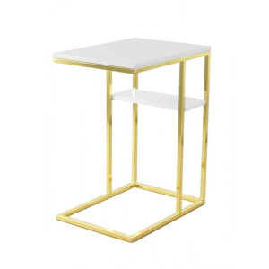 Кавовий стіл Arhome Eric DM110 White / Gold