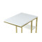 Кавовий стіл Arhome Eric DM110 White / Gold-1-thumb