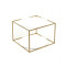 Журнальный cтол Arhome Cube SM110 White / Gold-0-thumb