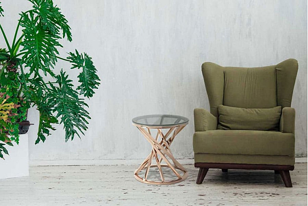 Кавовий стіл Arhome Favor SM225 Grey / Pinkgold-2