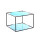 Журнальный cтол Arhome Cube SM110 Blue / Black