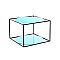 Журнальный cтол Arhome Cube SM110 Blue / Black-0-thumb