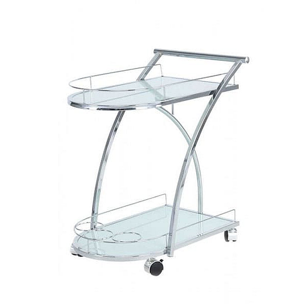 Кавовий стіл Arhome Haris SM125 White / Chrome Кавовий стіл Arhome Haris SM125 White / Chrome-0