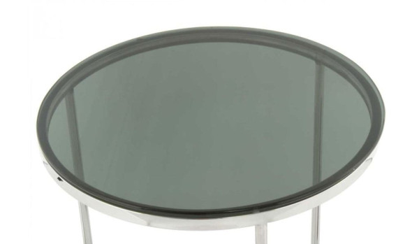 Кофейный cтол Arhome Robin SM225 Black / Silver Кофейный cтол Arhome Robin SM225 Black / Silver-1