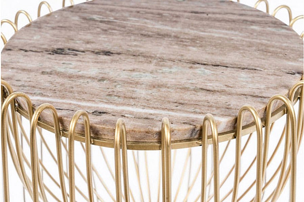 Кофейный cтол Arhome Spider M225 Brown/Gold Кофейный cтол Arhome Spider M225 Brown/Gold-1