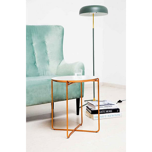 Журнальный cтол Arhome Elsa M910 White / Copper-2