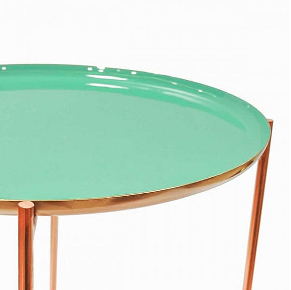 Журнальний стіл Arhome Elsa M310 Green / Copper Журнальний стіл Arhome Elsa M310 Green / Copper-1
