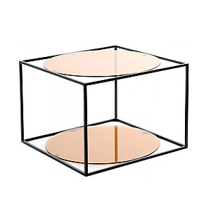 Журнальний стіл Arhome Cube SM110 Terra/black