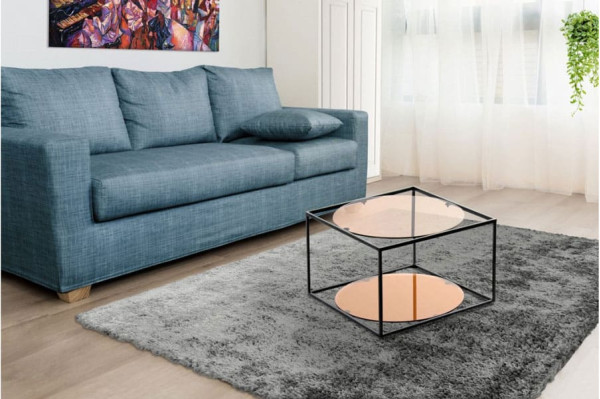 Журнальний стіл Arhome Cube SM110 Terra/black-2