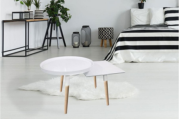 Журнальний стіл Arhome Stone DM210 White-2