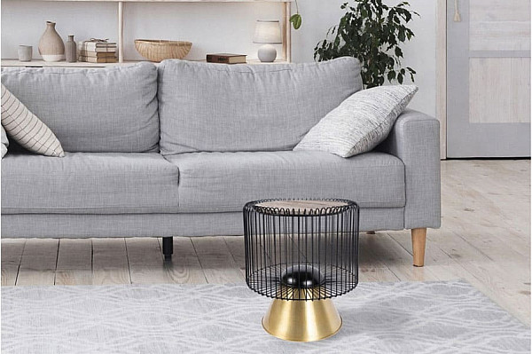 Кавовий стіл Arhome Spider M125 Brown/Gold-2