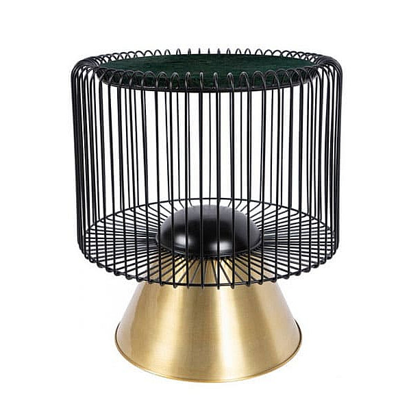 Кофейный cтол Arhome Spider M125 Green/Gold-0