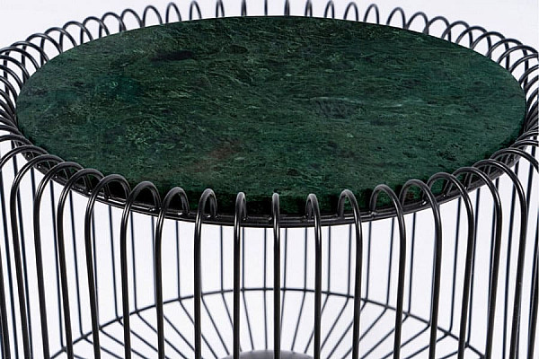 Кофейный cтол Arhome Spider M125 Green/Gold-1