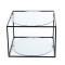 Журнальний стіл Arhome Cube SM110 Clear/Black-1-thumb