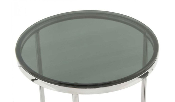 Кавовий стіл Arhome Pen SM125 Black / Silver Кавовий стіл Arhome Pen SM125 Black / Silver-1