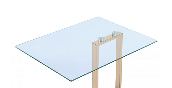 Кофейный cтол Arhome Quadro SM225 Clear/Gold/Blackmarble Кофейный cтол Arhome Quadro SM225 Clear/Gold/Blackmarble-1