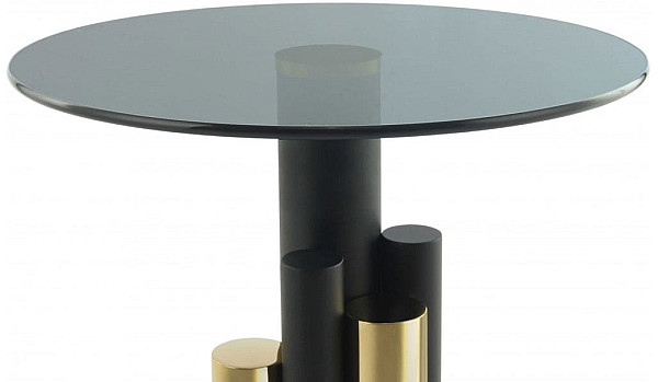 Кавовий стіл Arhome Shuttle 225 Gold/Grey-1