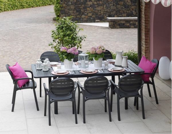 Розкадний стіл Nardi Alloro 140 Extensible Tortora Vern Tortora Розкадний стіл Nardi Alloro 140 Extensible Tortora Vern Tortora-3