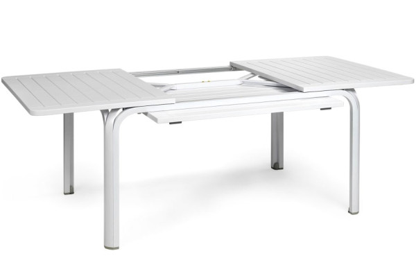 Раскадной стол Nardi Alloro 140 Extensible Bianco Vern Bianco-1