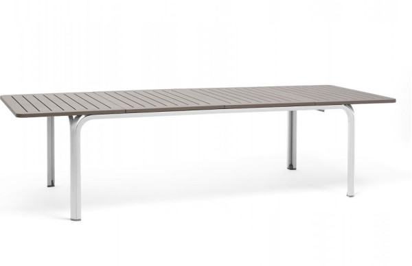 Розкадний стіл Nardi Alloro 210 Extensible Tortora Vern Bianco-0