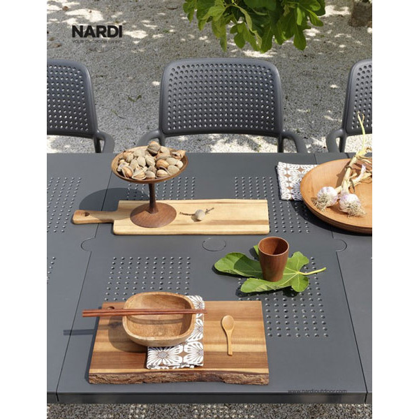 Розкадний стіл Nardi Levante Antracite Vern Antracite-3