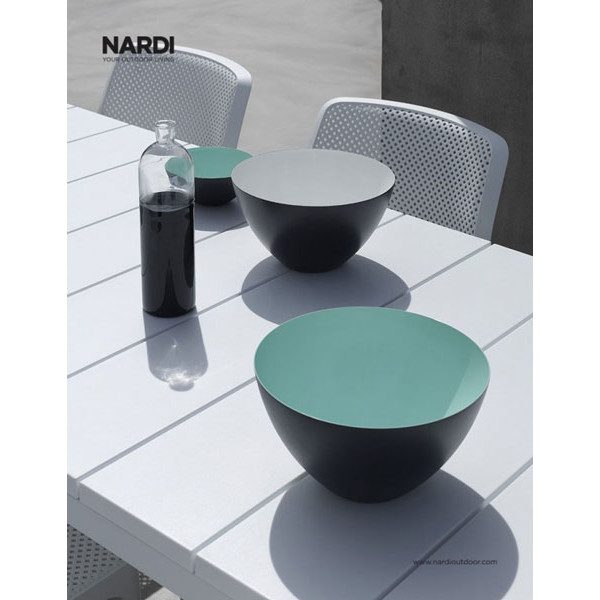 Розкадний стіл Nardi Rio 140 Extensible Bianco Vern Bianco-3