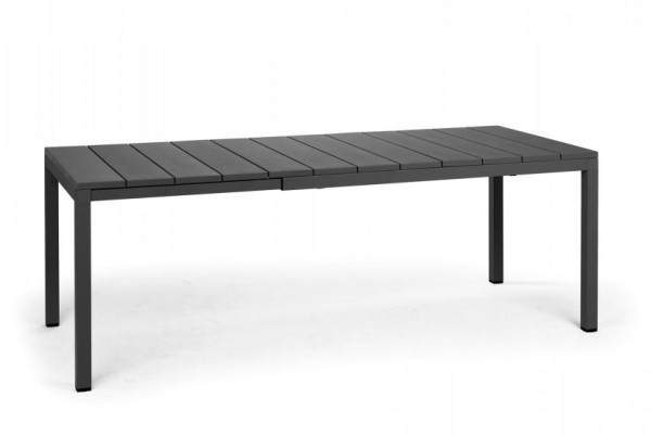 Розкадний стіл Nardi Rio 140 Extensible Antracite Vern Antracite-0