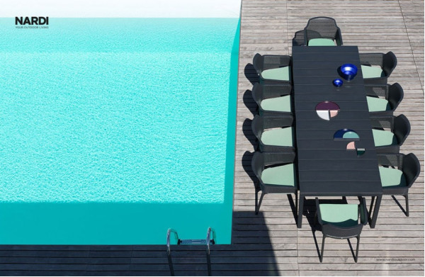 Розкадний стіл Nardi Rio 210 Extensible Antracite Vern Antracite Розкадний стіл Nardi Rio 210 Extensible Antracite Vern Antracite-2