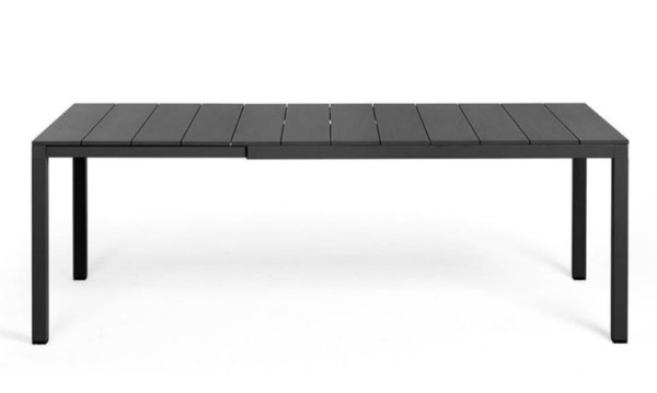 Розкадний стіл Nardi Rio Alu 140 Extensible Antracite Vern Antracite-0