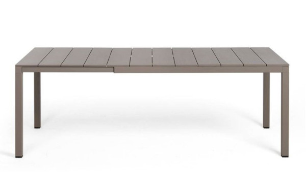 Розкадний стіл Nardi Rio Alu 140 Extensible Tortora Vern Tortora-0