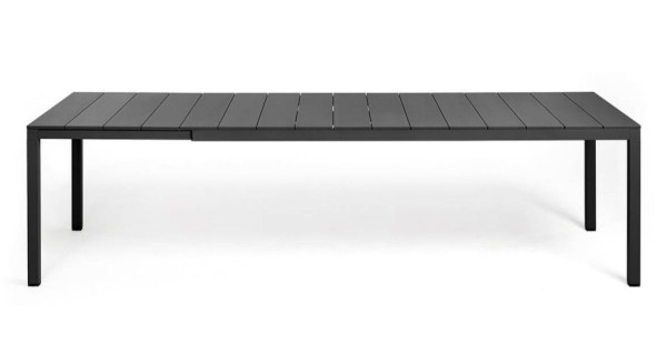 Розкадний стіл Nardi Rio Alu 210 Extensible Antracite Vern Antracite-0