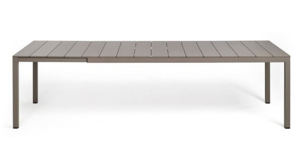 Раскадной стол Nardi Rio Alu 210 Extensible Tortora Vern Tortora-0