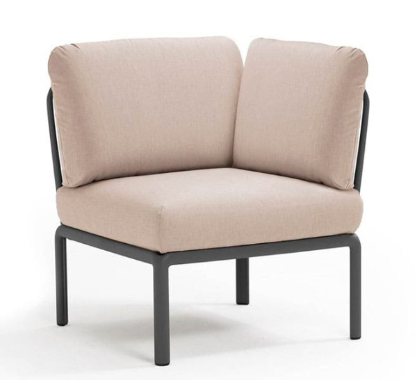 Модуль Nardi Komodo Elemento Angolo Antracite Canvas Sunbrella-0