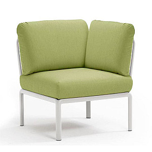 Модуль Nardi Komodo Elemento Angolo Bianco Avacado Sunbrella