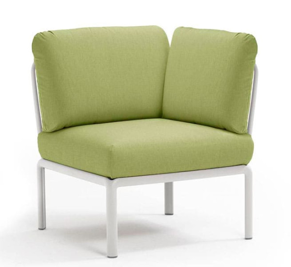 Модуль Nardi Komodo Elemento Angolo Bianco Avacado Sunbrella-0