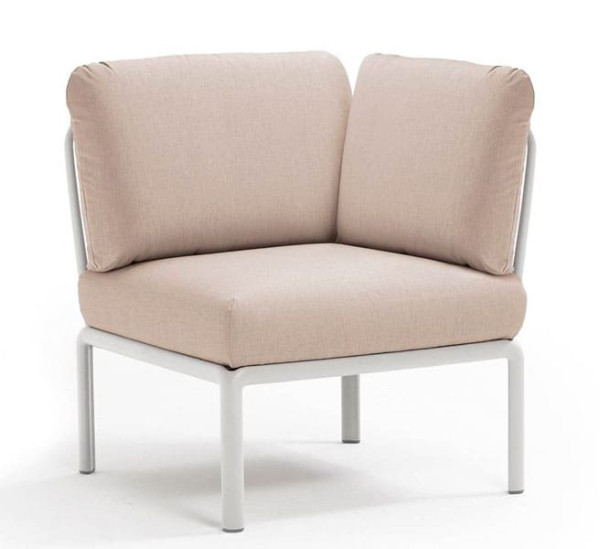 Модуль Nardi Komodo Elemento Angolo Bianco Canvas Sunbrella-0