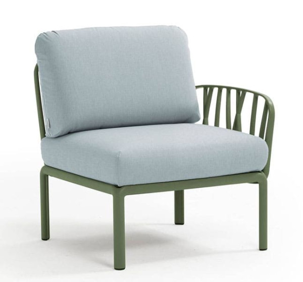 Модуль Nardi Komodo Elemento Terminale DX/SX Agave Ghiaccio Sunbrella-0