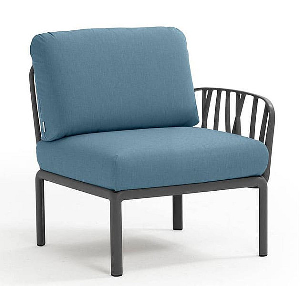 Модуль Nardi Komodo Elemento Terminale DX/SX Antracite Adriatic Sunbrella-0