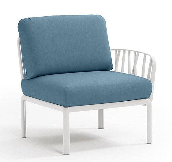 Модуль Nardi Komodo Elemento Terminale DX/SX Bianco Adriatic Sunbrella-0