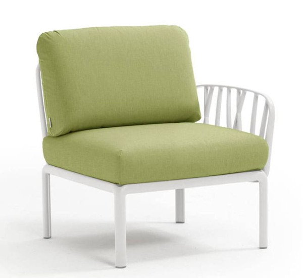 Модуль Nardi Komodo Elemento Terminale DX/SX Bianco Avacado Sunbrella-0