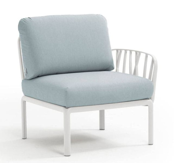 Модуль Nardi Komodo Elemento Terminale DX/SX Bianco Ghiaccio Sunbrella-0