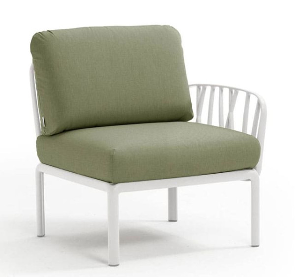 Модуль Nardi Komodo Elemento Terminale DX/SX Bianco Giungla Sunbrella-0