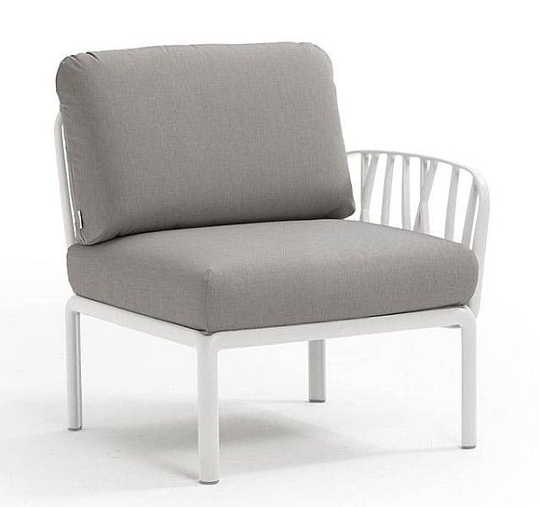 Модуль Nardi Komodo Elemento Terminale DX/SX Bianco Grigio-0