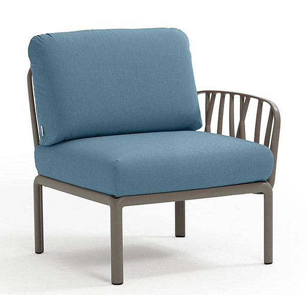 Модуль Nardi Komodo Elemento Terminale DX/SX Tortora Adriatic Sunbrella-0