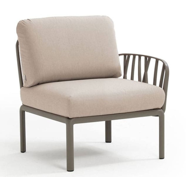 Модуль Nardi Komodo Elemento Terminale DX/SX Tortora Canvas Sunbrella-0