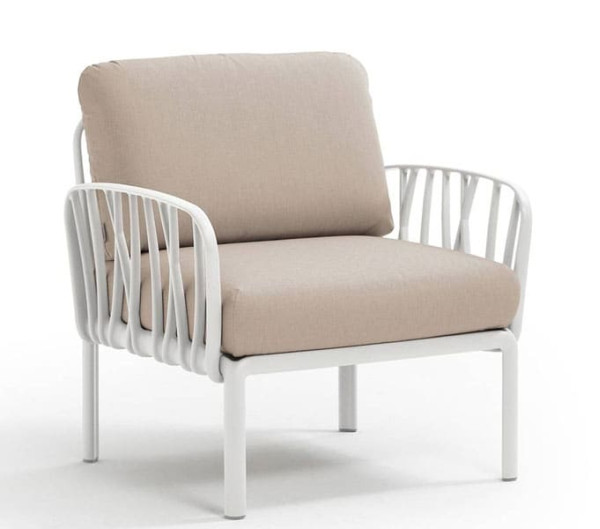 Модуль Nardi Komodo Poltrona Bianco Canvas Sunbrella-0