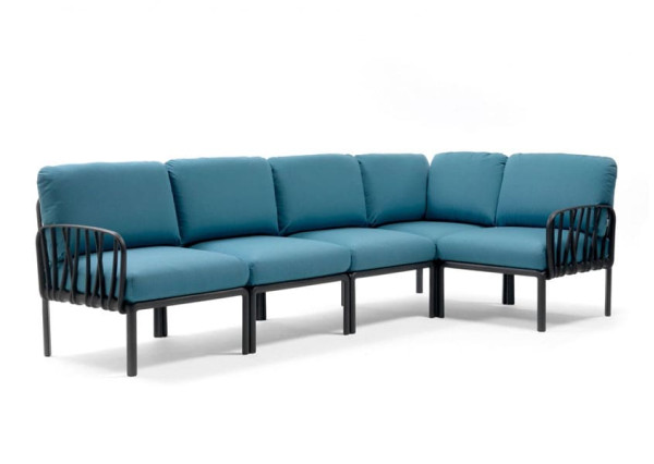 Модульний диван Nardi Komodo 5 Antracite Adriatic Sunbrella-0